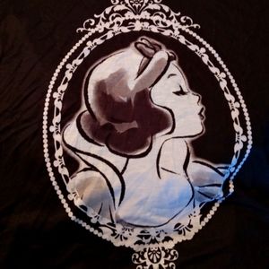 Woman's Large Disney shirt with exclusive short sleeve design and photo.